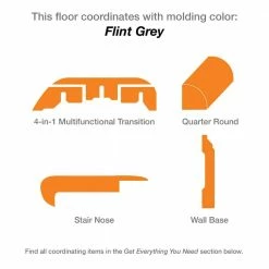 Silverton Oak 7-1/2 in W Water Resistant Laminate Wood Flooring (947.6 sq. ft./pallet) by TrafficMaster -Cozy Floor Style silverton oak trafficmaster laminate wood flooring tm5p 76 1000