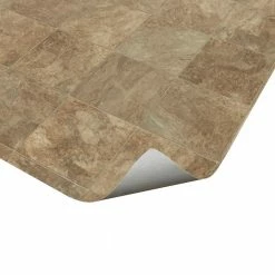 Pro Basic Refined Slate Neutral Stone Residential Vinyl Sheet Flooring 12ft. Wide x Cut to Length by TrafficMaster -Cozy Floor Style slate neutral trafficmaster vinyl sheet flooring c9770406k536g14 fa 1000
