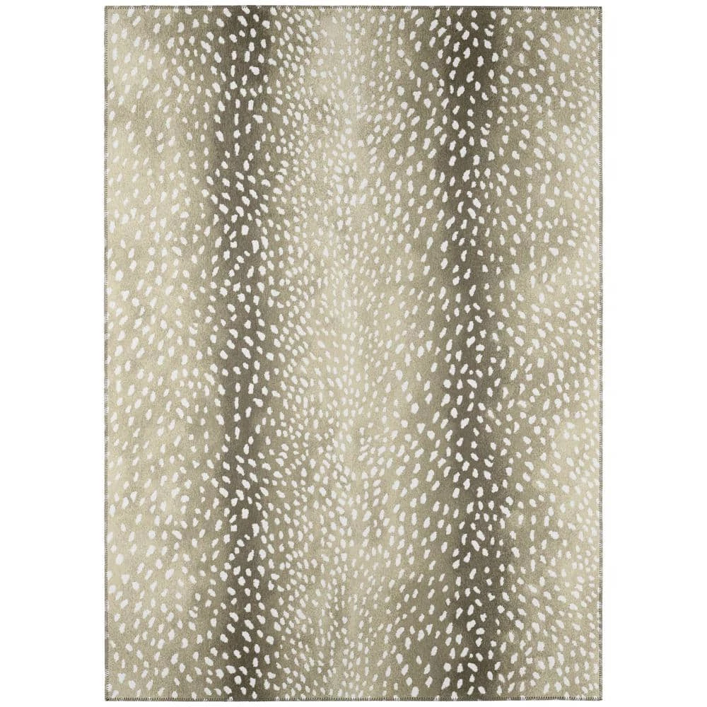 Kruger Stone 10 ft. x 14 ft. Animal Print Area Rug by Addison Rugs 3 Kruger Stone 10 ft. x 14 ft. Animal Print Area Rug by Addison Rugs