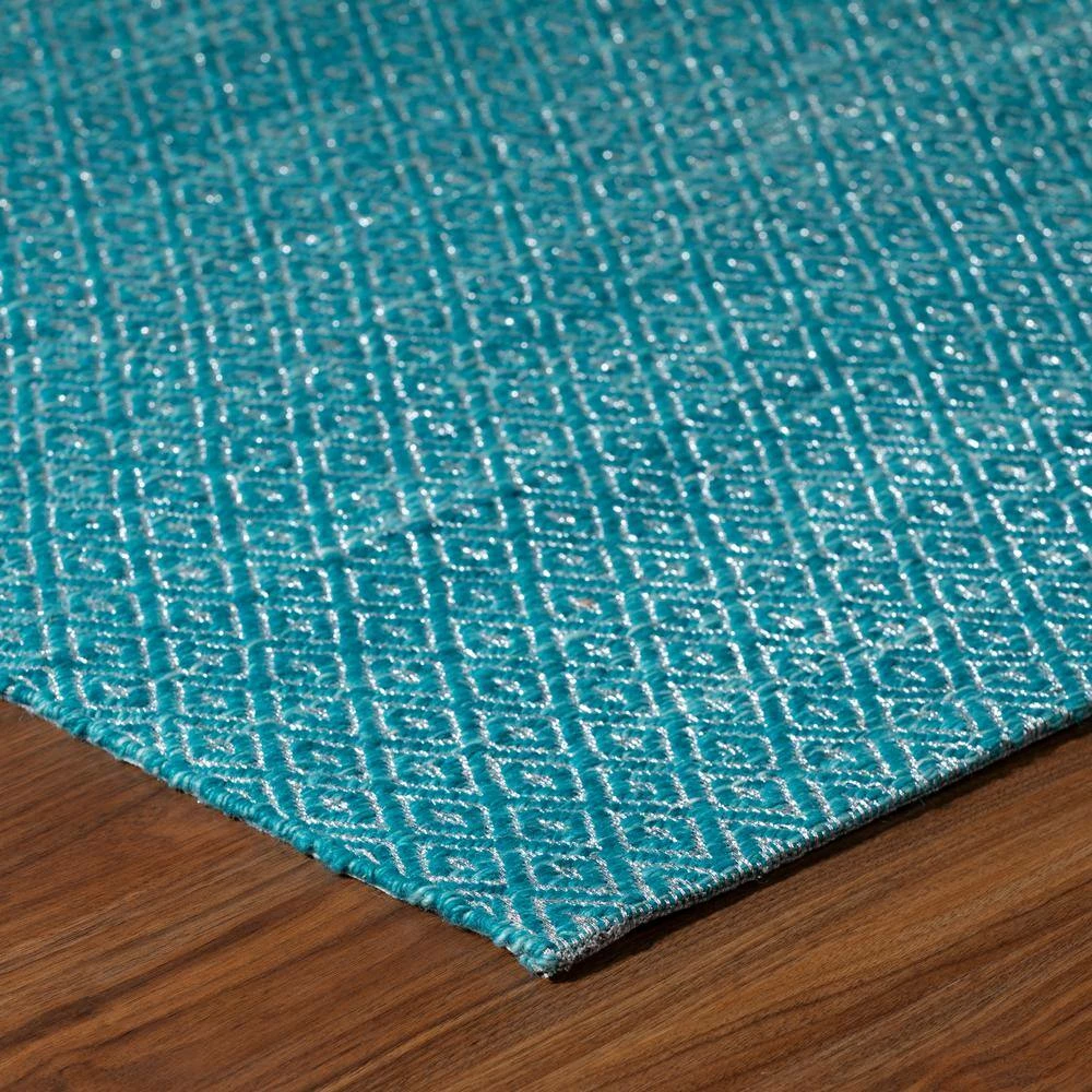Cruz 1 Teal 2 ft. x 3 ft. Area Rug by Addison Rugs 8 Cruz 1 Teal 2 ft. x 3 ft. Area Rug by Addison Rugs - Image 6