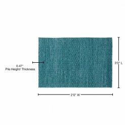 Cruz 1 Teal 2 ft. x 3 ft. Area Rug by Addison Rugs 22 Cruz 1 Teal 2 ft. x 3 ft. Area Rug by Addison Rugs -Cozy Floor Style teal addison rugs area rugs hdcz1te2x3 76 1000