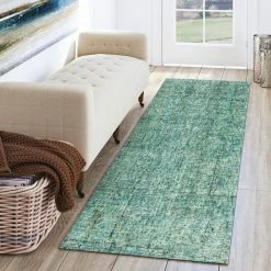 Zen 5 Turquoise 2 ft. 3 in. x 7 ft. 6 in. Runner Rug by Addison Rugs 19 Zen 5 Turquoise 2 ft. 3 in. x 7 ft. 6 in. Runner Rug by Addison Rugs -Cozy Floor Style turquoise addison rugs area rugs hdze5tu2x8 31 1000