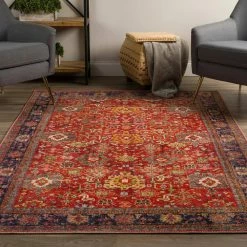 Athena 5 Tuscan 3 ft. 3 in. x 5 ft. 3 in. Area Rug by Addison Rugs -Cozy Floor Style tuscan addison rugs area rugs hdat5tu3x5 31 1000