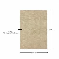 Samson 1 Vanilla 8 ft. x 10 ft. Area Rug by Addison Rugs -Cozy Floor Style vanilla addison rugs area rugs hdsm1va8x10 76 1000