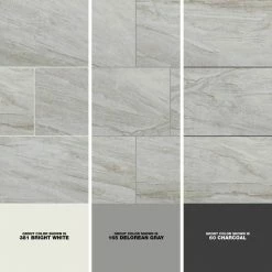 Vigo Gris 12 in. x 24 in. Matte Ceramic Stone Look Floor and Wall Tile (16 sq. ft./Case) by TrafficMaster 14 Vigo Gris 12 in. x 24 in. Matte Ceramic Stone Look Floor and Wall Tile (16 sq. ft./Case) by TrafficMaster -Cozy Floor Style vigo gris trafficmaster ceramic tile nhdvigri1224 a0 1000