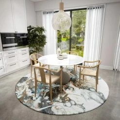 Copeland Volcano 8 ft. x 8 ft. Round Abstract Area Rug by Addison Rugs -Cozy Floor Style volcano addison rugs area rugs hdkc11vl8ro 31 1000