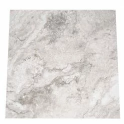 Groutable 18 in. x 18 in. White and Grey Travertine Peel and Stick Vinyl Tile (36 sq. ft. / case) by TrafficMaster -Cozy Floor Style white and grey travertine trafficmaster vinyl tile a8006821 40 1000