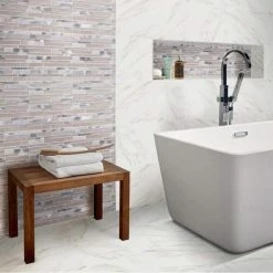 Strata 12 in. x 24 in. Matte Ceramic Stone Look Floor and Wall Tile (16 sq. ft./Case) by TrafficMaster 19 Strata 12 in. x 24 in. Matte Ceramic Stone Look Floor and Wall Tile (16 sq. ft./Case) by TrafficMaster -Cozy Floor Style white trafficmaster ceramic tile nhdstr1224 66 1000