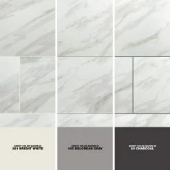 Strata 12 in. x 24 in. Matte Ceramic Stone Look Floor and Wall Tile (16 sq. ft./Case) by TrafficMaster 17 Strata 12 in. x 24 in. Matte Ceramic Stone Look Floor and Wall Tile (16 sq. ft./Case) by TrafficMaster -Cozy Floor Style white trafficmaster ceramic tile nhdstr1224 a0 1000