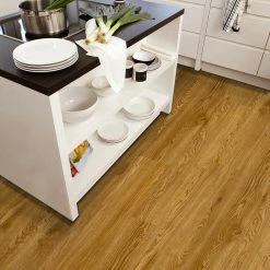 6 in. W x 36 in. L Honey Oak Peel and Stick Luxury Vinyl Plank Flooring (36 sq. ft./case) by TrafficMaster -Cozy Floor Style wood look trafficmaster vinyl plank flooring hp0431n 31 1000